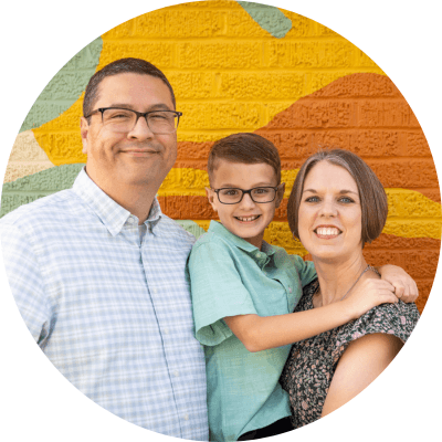 Sara Johnson and family
