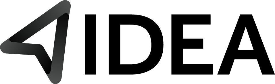 IDEA horizontal black logo no tagline